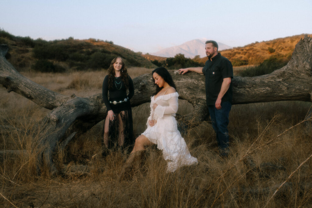 McKee family photographed during a sunset family session in Redlands California by Rachael Marie Photography