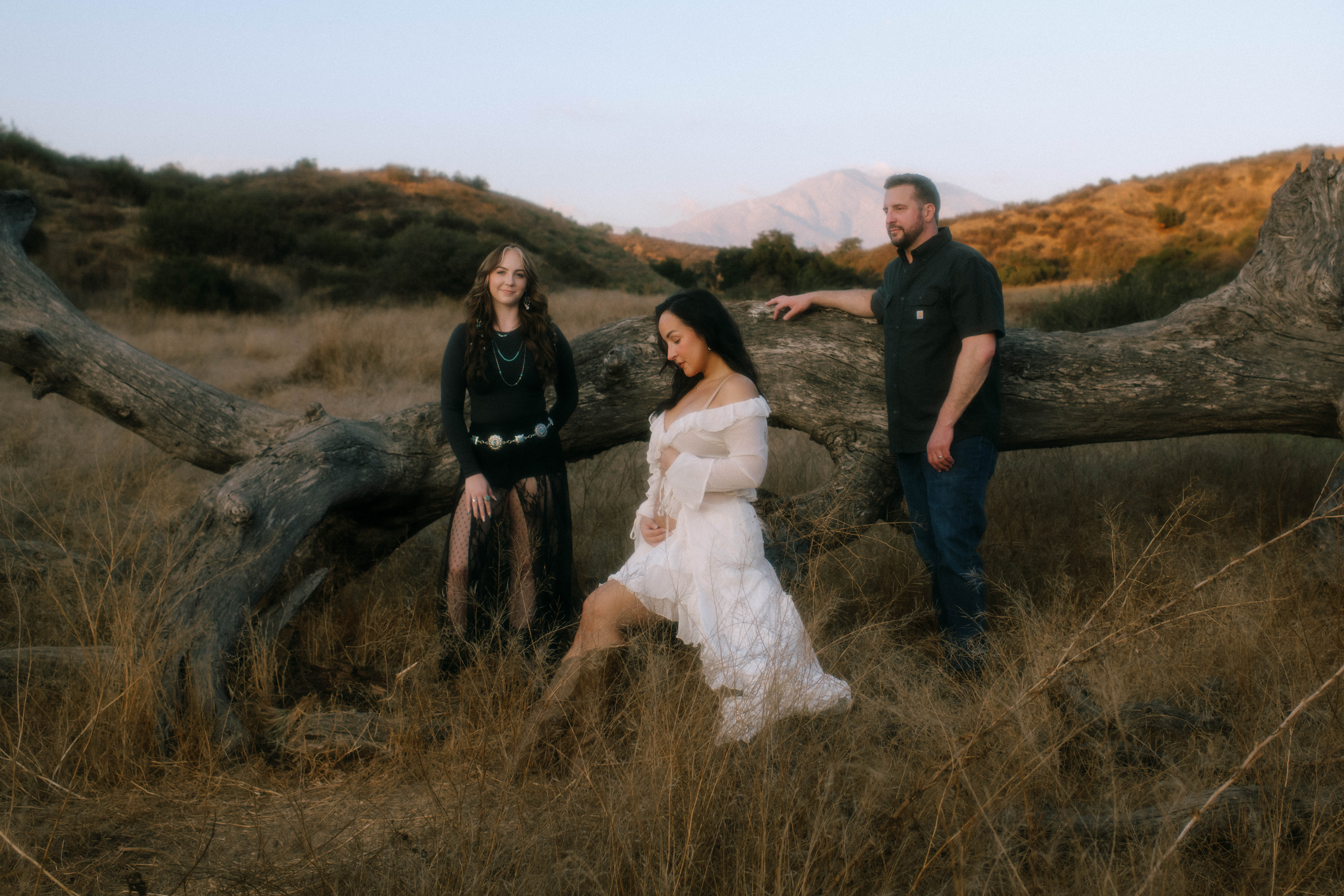 McKee family photographed during a sunset family session in Redlands California by Rachael Marie Photography